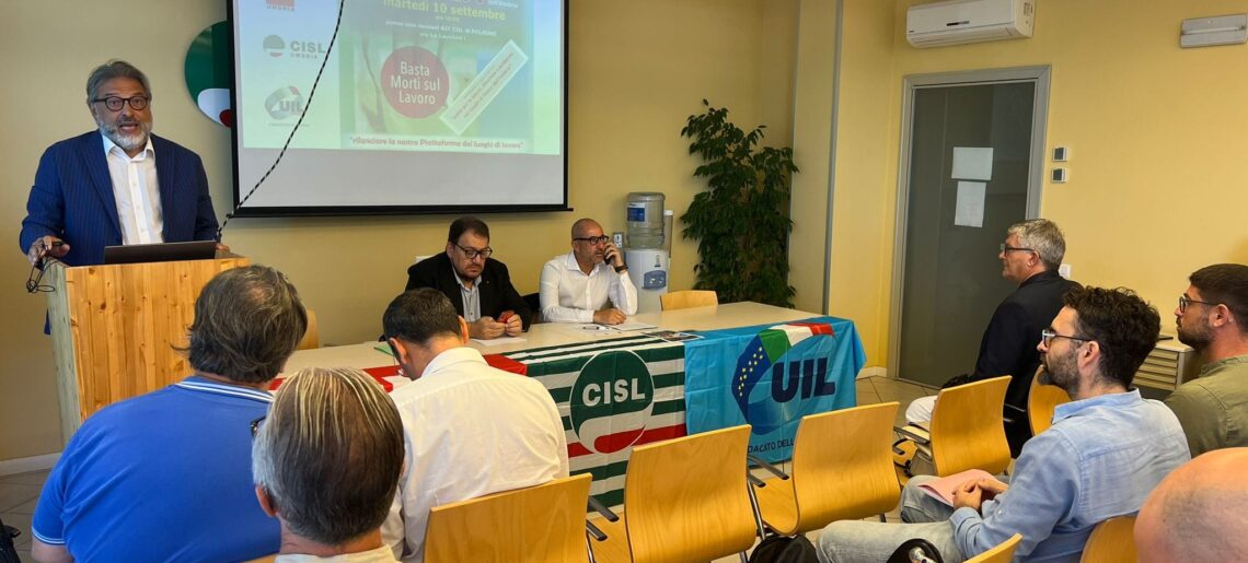 In Umbria crescono gli infortuni sul lavoro: “La Regione ascolti le proposte dei sindacati”