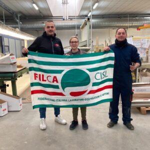 Filca Cisl, successo pieno nelle elezioni per le Rsu alla Stile Pavimenti